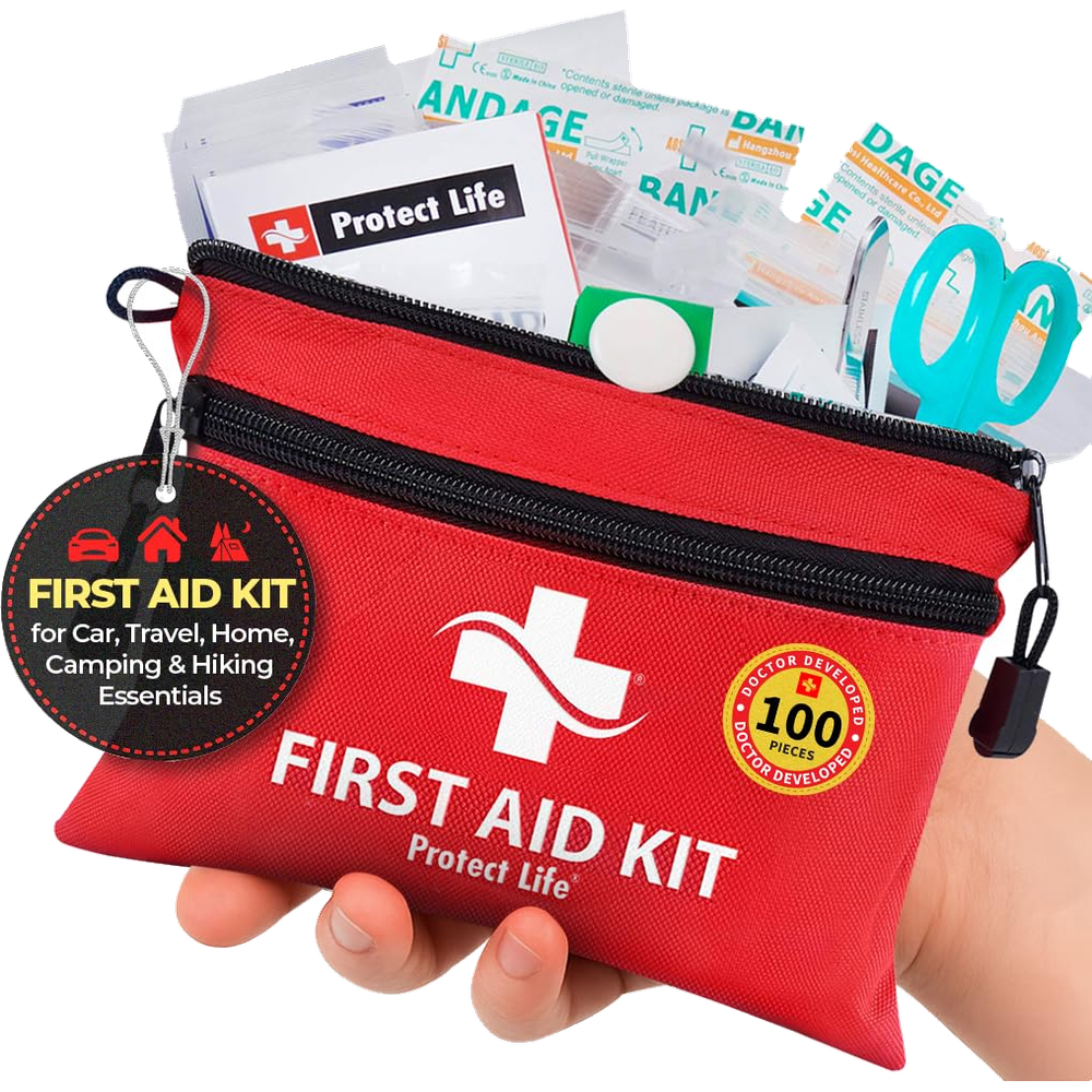 Compact 100-Piece First Aid Kit