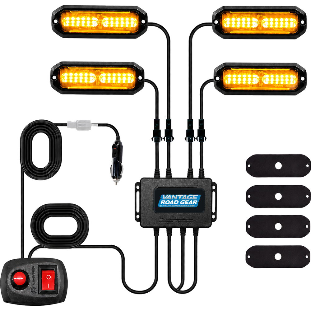Four-Light Amber Strobe System